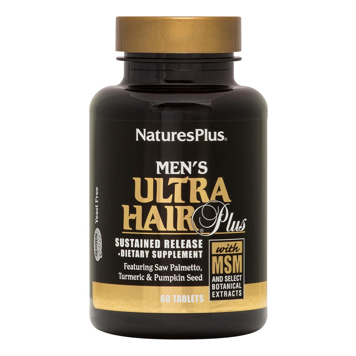 NaturesPlus Men's Ultra Hair Plus, Sustained Release