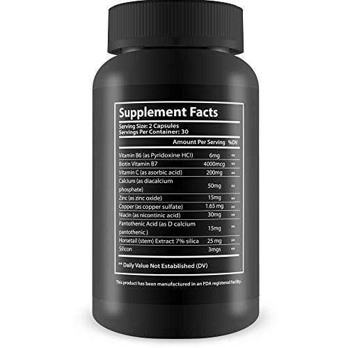Silk Advanced Biotin Complex- Promotes Stronger, Longer, Hair-Healthier Skin