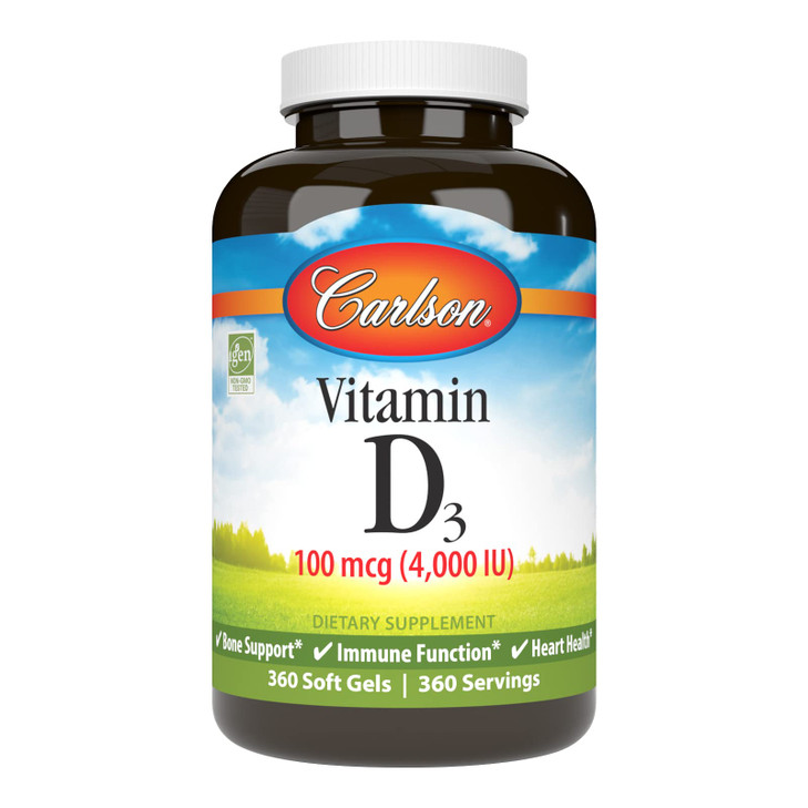 Carlson - Vitamin D3 4000 IU (100 mcg),