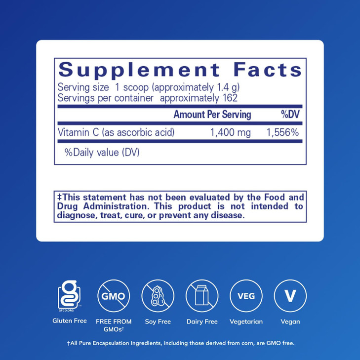 Pure Encapsulations Ascorbic Acid Powder