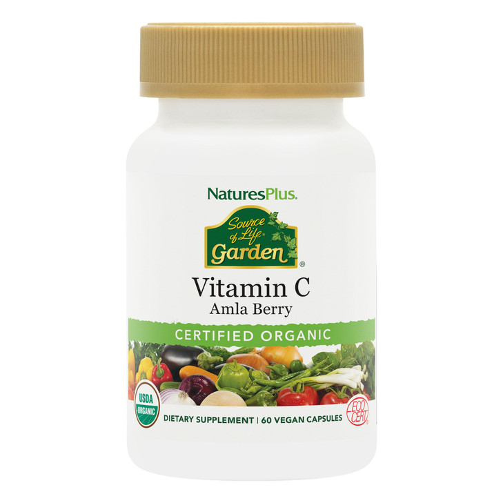NaturesPlus Source of Life Garden Vitamin C - 60 Capsules