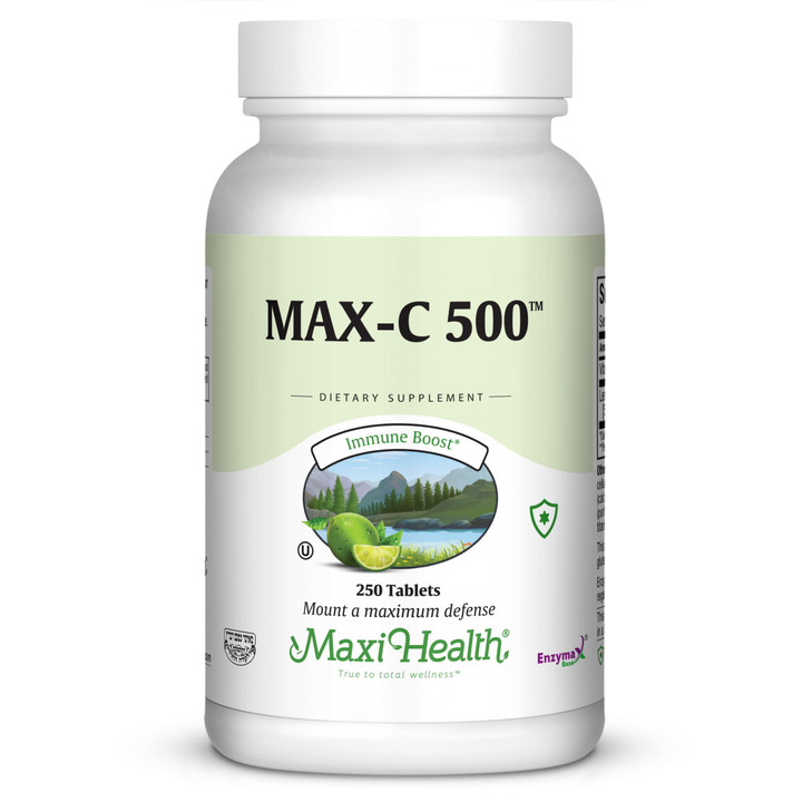 Maxi Health MAX C 500 mg - Vitamin C - with Lemon Bioflavonoids Complex