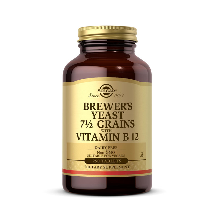 Solgar Brewer's Yeast 7 ½ Grains with Vitamin B12