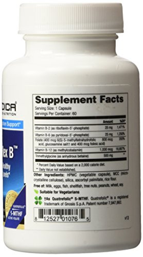 NuMedica Methyl-Plex B 60 Vegetable Capsules