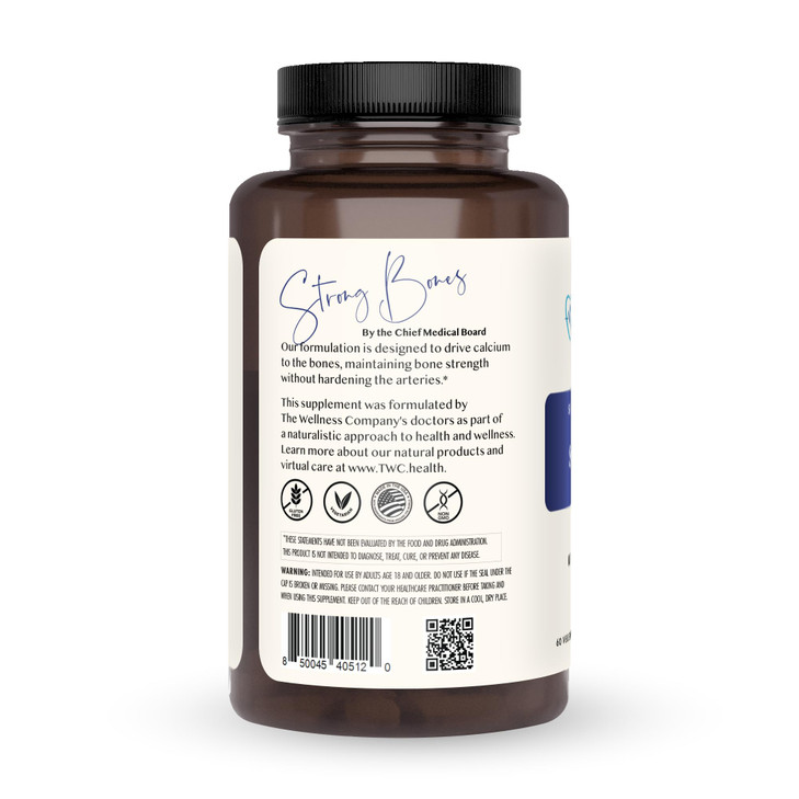 The Wellness Company Strong Bones - 60 Capsules (1-Month Supply)
