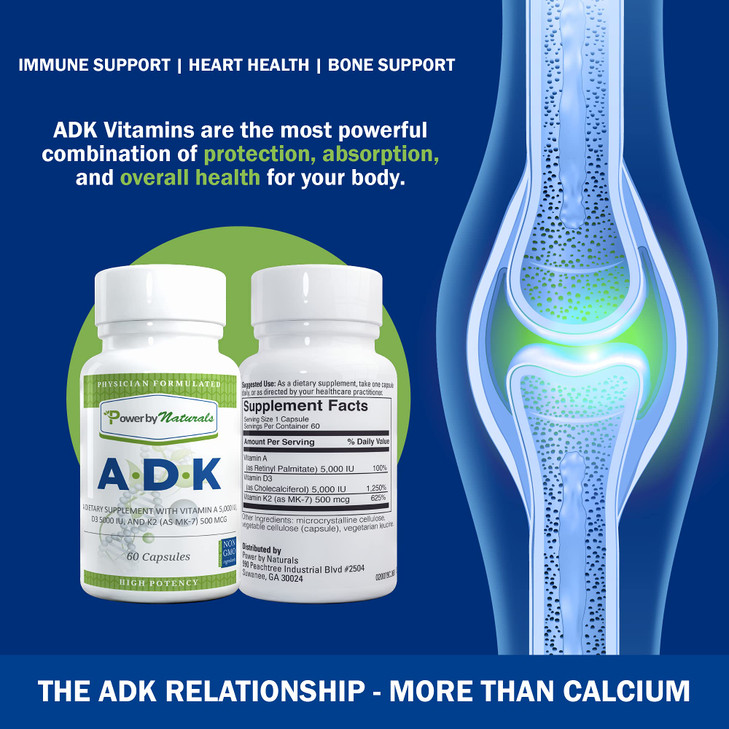 Power By Naturals ADK Vitamin Supplement