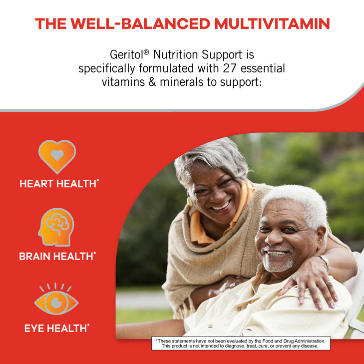 Geritol, Multivitamin Supplement, Contains B-Vitamins, Antioxidants, Vitamins C