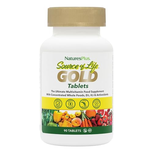 NaturesPlus Source of Life GOLD Multivitamin - 90 Tablets