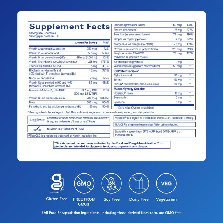 Pure Encapsulations VisionPro Nutrients