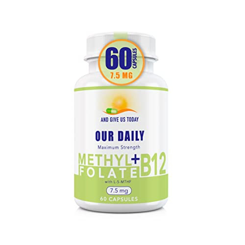 L-Methylfolate 15 mg + B 12 (1000 mcg) - 60 Capsules