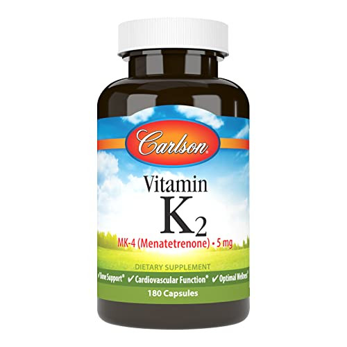 Carlson - Vitamin K2, MK-4 (Menatetrenone), Vitamin K