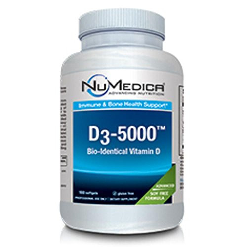 Numedica - D3 5000 Large - Vitamin D3-180 softgels