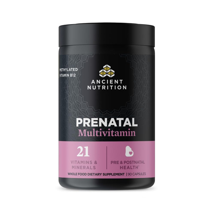 Ancient Nutrition Prenatal Vitamins, Multivitamin for Women with Methylated