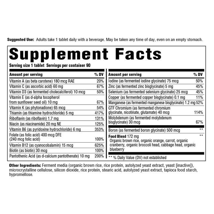 INNATE Response Formulas One Daily without Iron