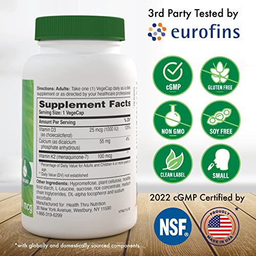 Health Thru Nutrition K2 + D3 Complex