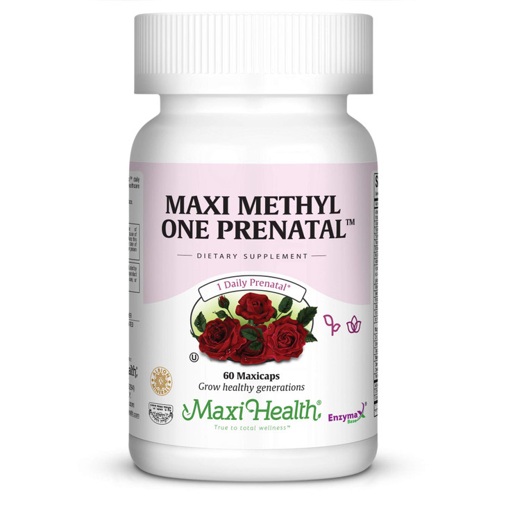 Maxi One Per Day Prenatal Formula with Methylated Folate and Gentle Iron, 60