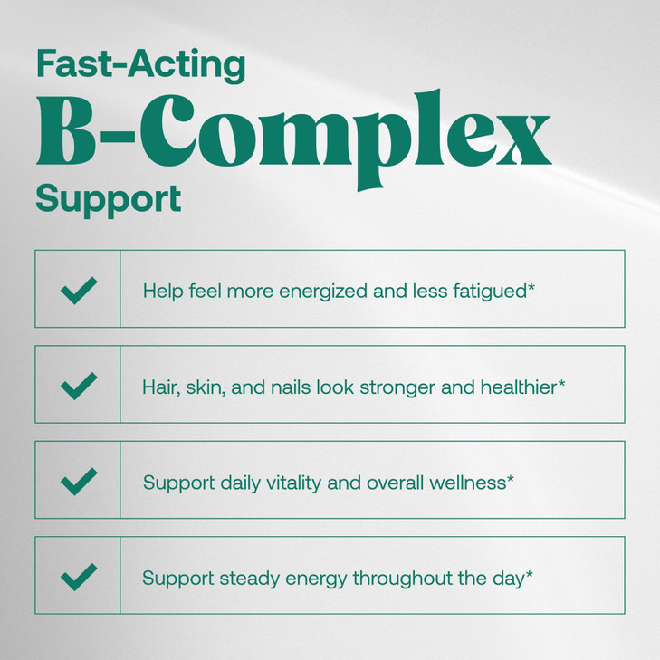 Omax3 Advanced Vitamin B Complex 50MG with Biotin