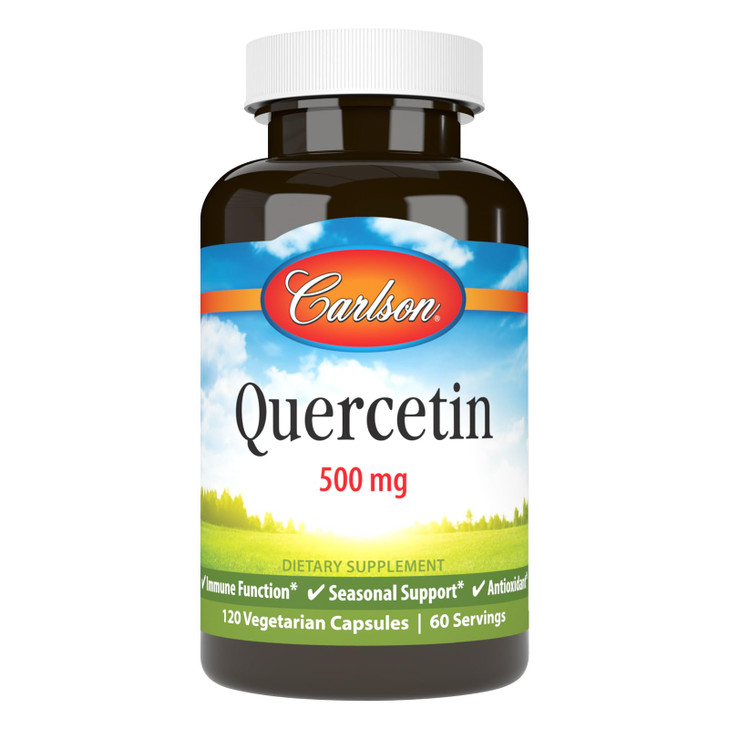 Carlson - Quercetin, 500 mg, Seasonal Support, Skin
