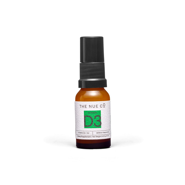 The Nue Co. Vitamin D Spray, Supports Immunity & Regulates Mood, Vegan, Gluten