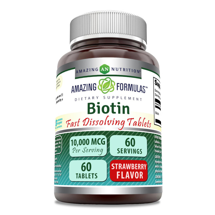 Amazing Formulas Biotin 10,000 mcg - Fast Dissolve Tablets