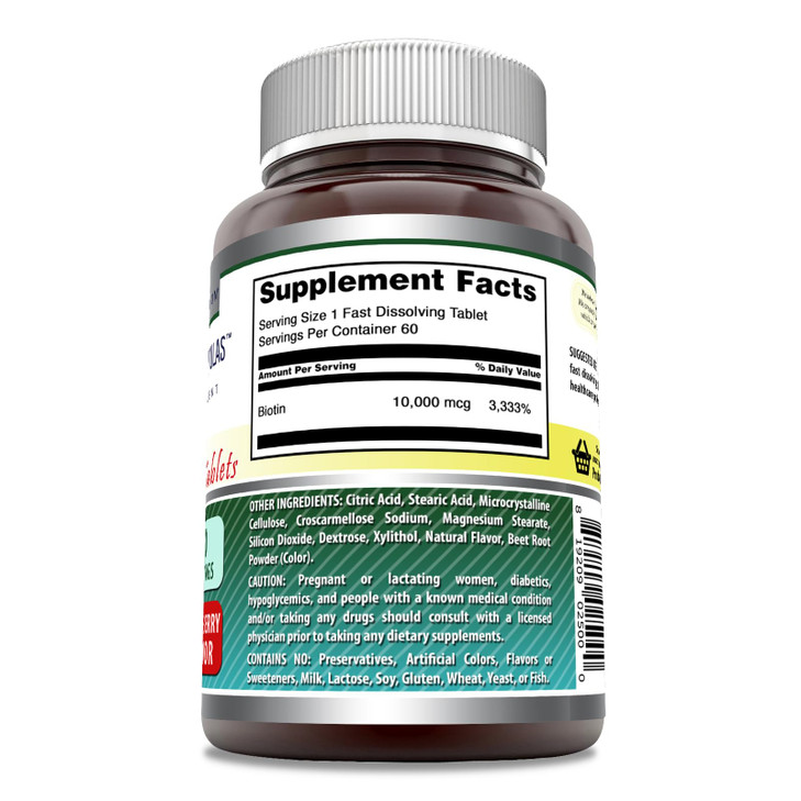 Amazing Formulas Biotin 10,000 mcg - Fast Dissolve Tablets