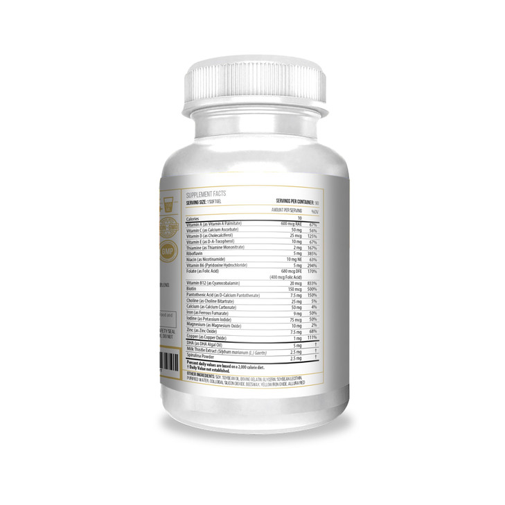 Actif Organic Postnatal Vitamin with 25+ Organic Vitamins and Organic Herbs