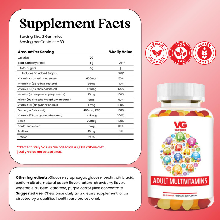 VITA GLOBE Adult Multivitamin Gummies