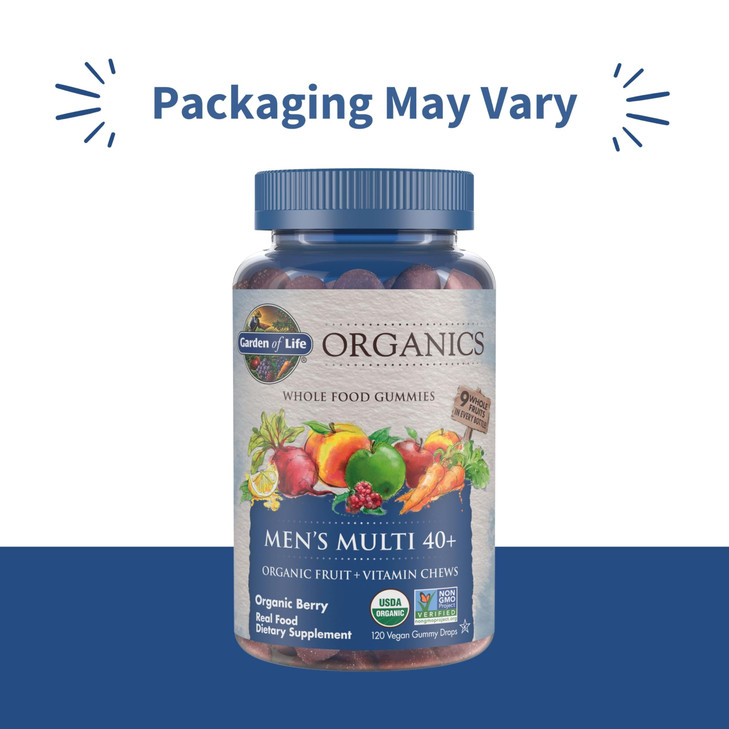 Garden of Life Organics Men 40+ Gummy Vitamins