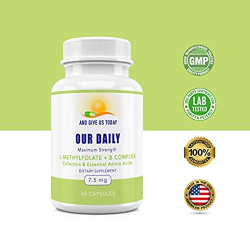 Our Daily Vites L-Methylfolate B Complex Cofactors & Essential Amino Acids