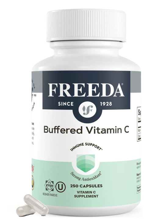 FREEDA Vitamin C - Buffered Vitamin C 500mg - Kosher