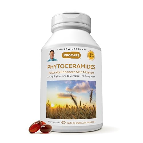 ANDREW LESSMAN Phytoceramides with Biotin 120 Softgels