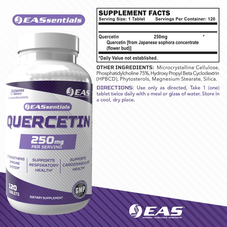 EAS Quercetin 250mg - Heart & Respiratory Health