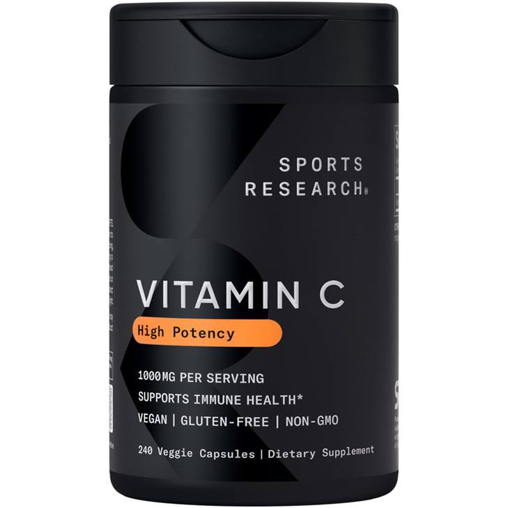 Sports Research High Potency Vitamin C Supplement