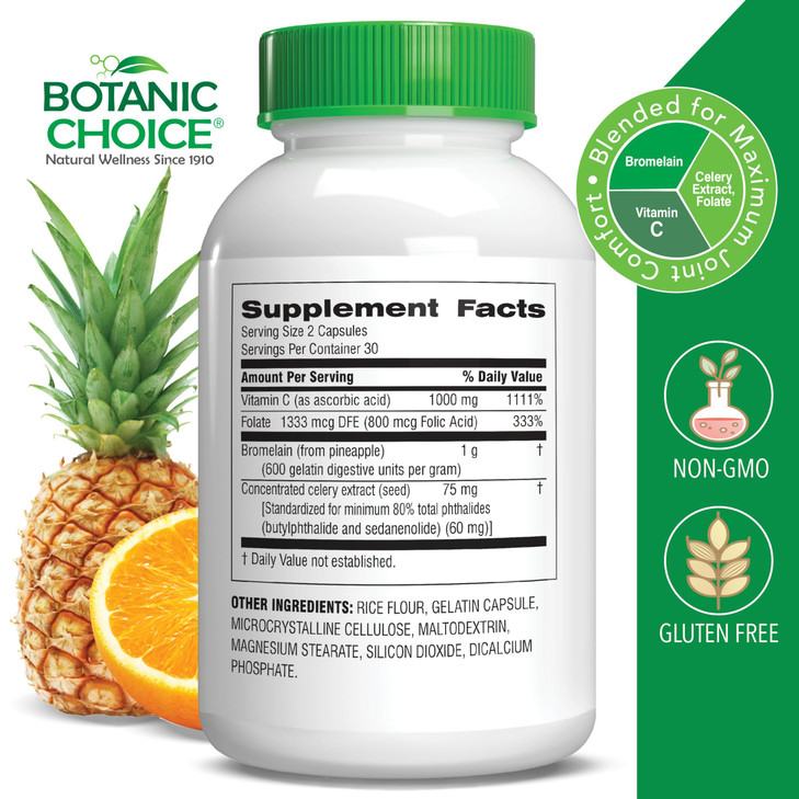 Botanic Choice Uric Acid Complex Foot Joint Support Supplement