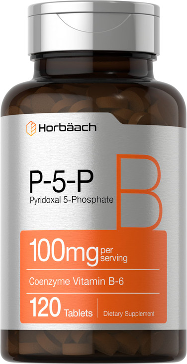 Horbäach P5P Activated Vitamin B6 100mg - 120 Tablets