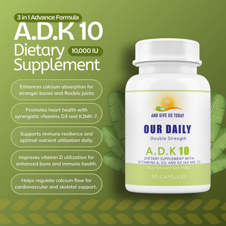 Daily Vites ADK 10 - ADK Vitamin Supplement