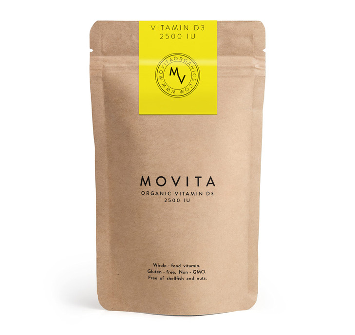 Movita Certified Organic Vitamin D3 2500IU