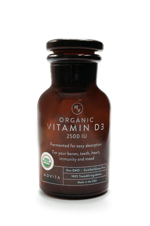 Movita Certified Organic Vitamin D3 2500IU