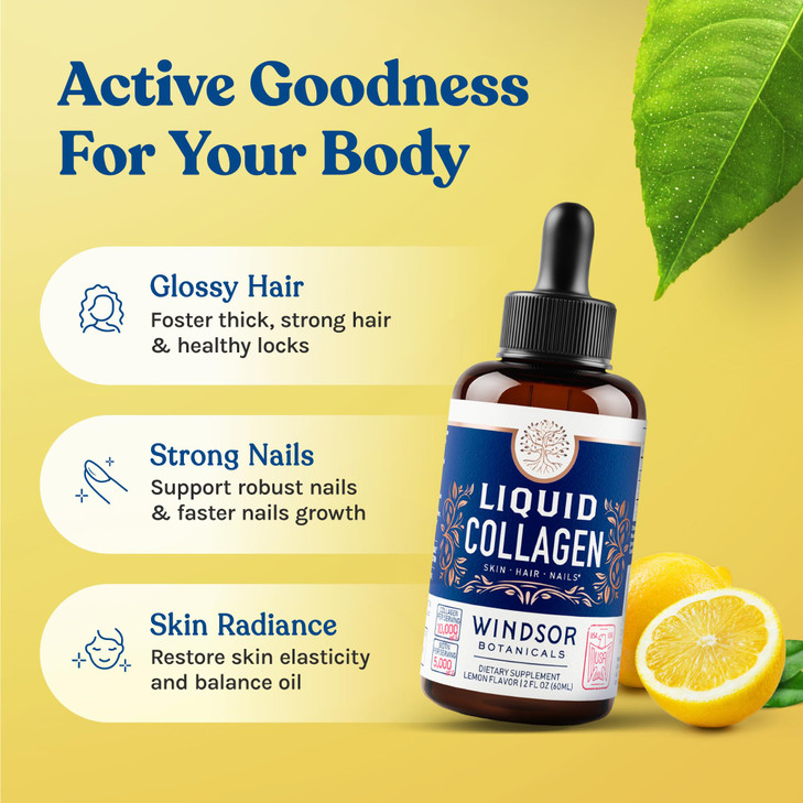 Concentrated Liquid Collagen Peptides Supplement