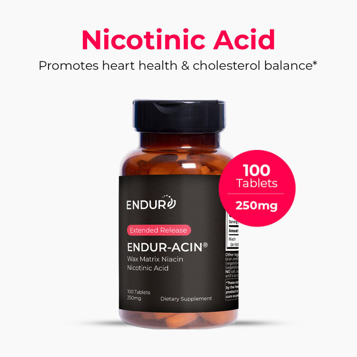 Endurance Products ENDUR-ACIN Niacin, Heart Health & Healthy Cholesterol Balance