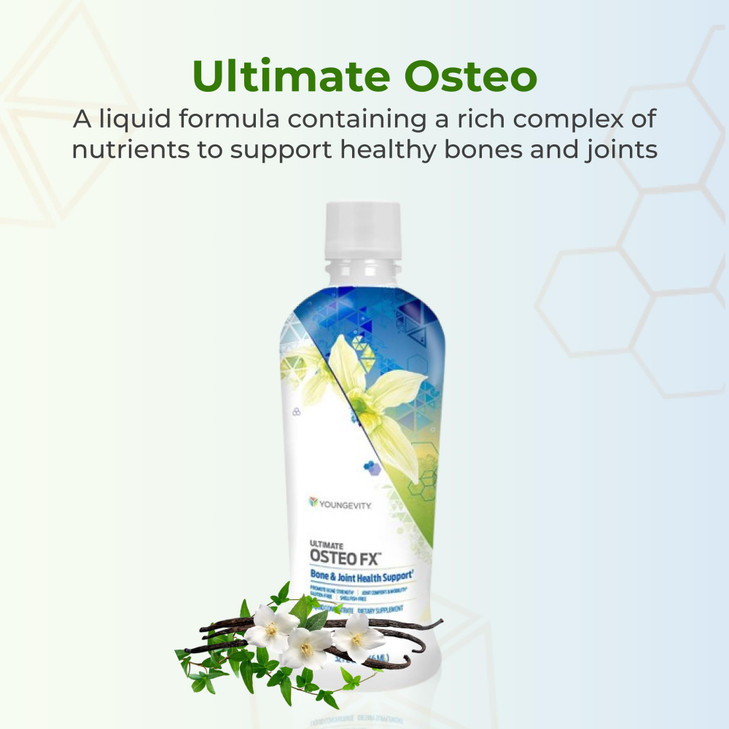 Youngevity Ultimate Osteo-Fx (Liquid) - Bone Health Support - (1 Pack)