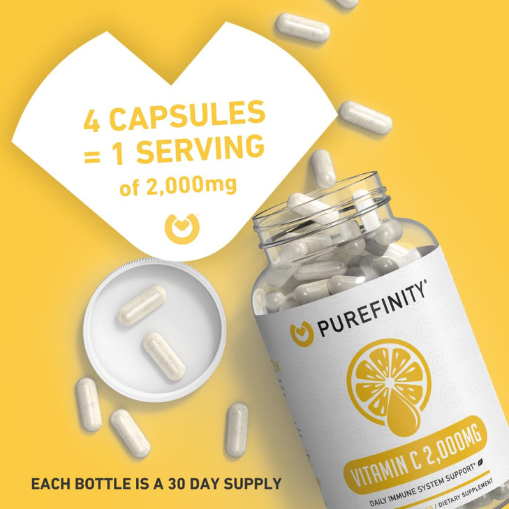 PUREFINITY Vitamin C 2000mg Capsules