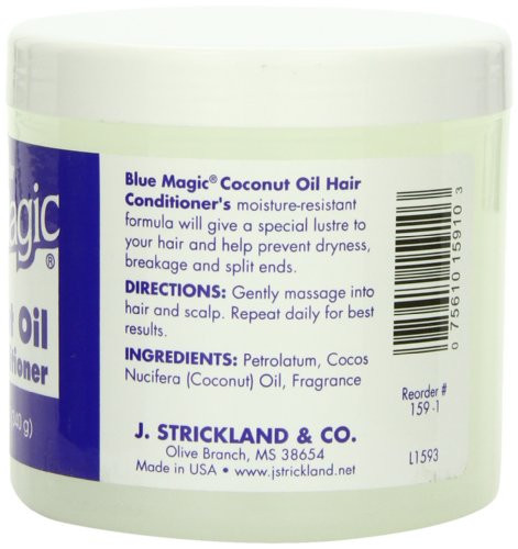 Blue Magic Coconut Oil Hair Conditioner 12 Oz (Pack of 1)