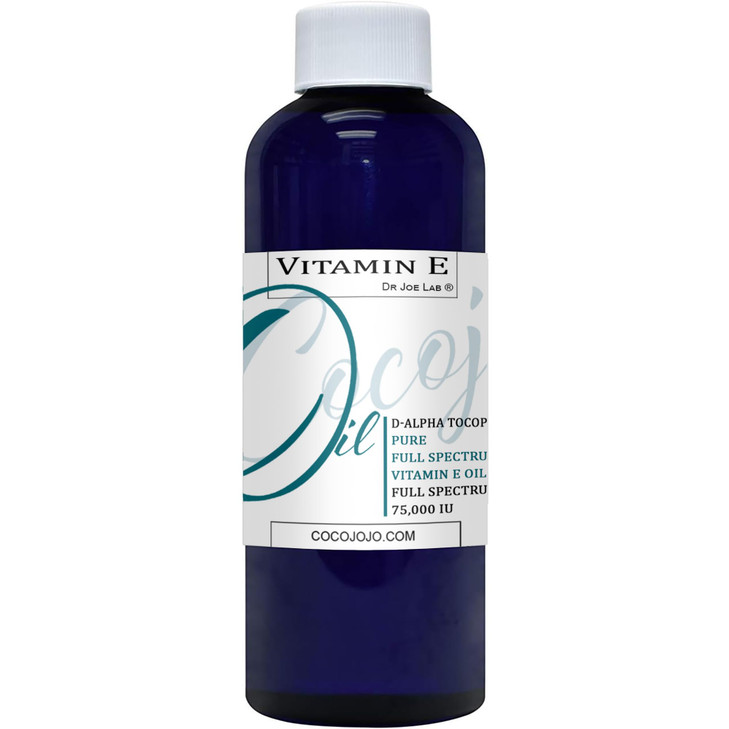 cocojojo Organic Liquid Vitamin E Oil for Skin, Hair, Face, Body Oil, 100% Pure