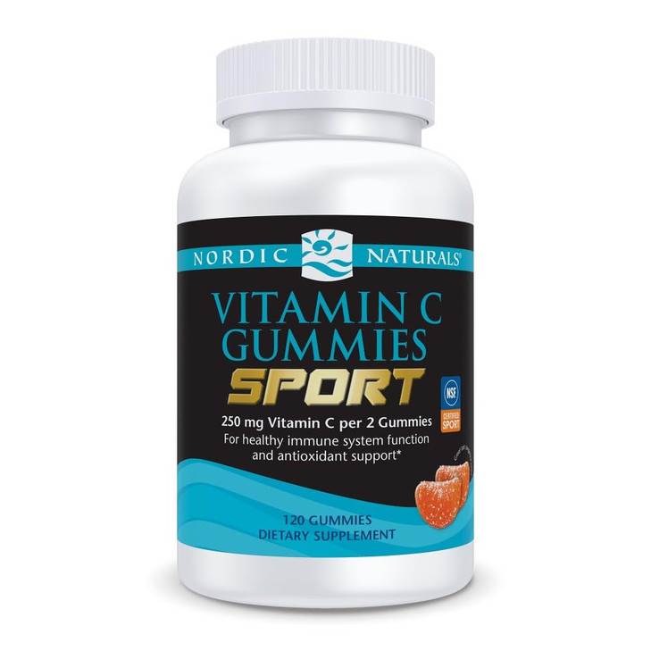 Nordic Naturals Vitamin C Gummies Sport, Tart Tangerine