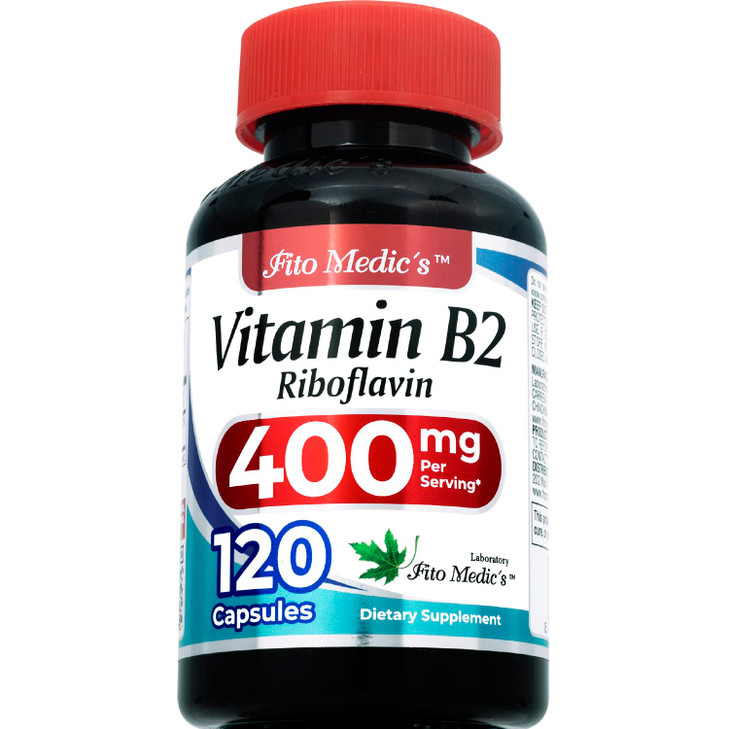 FITO MEDIC'S Lab - Vitamin b2 |120 Capsules - 400 mg