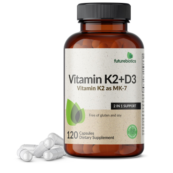 Futurebiotics Vitamin K2 (MK7) with D3 Supplement