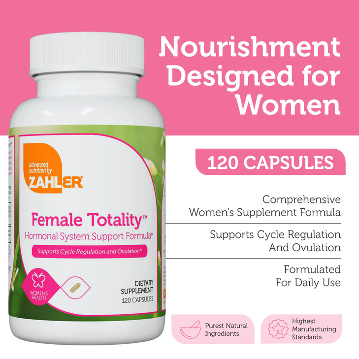 Zahler Female Totality, Fertility Supplements for Women, Fertility Prenatal