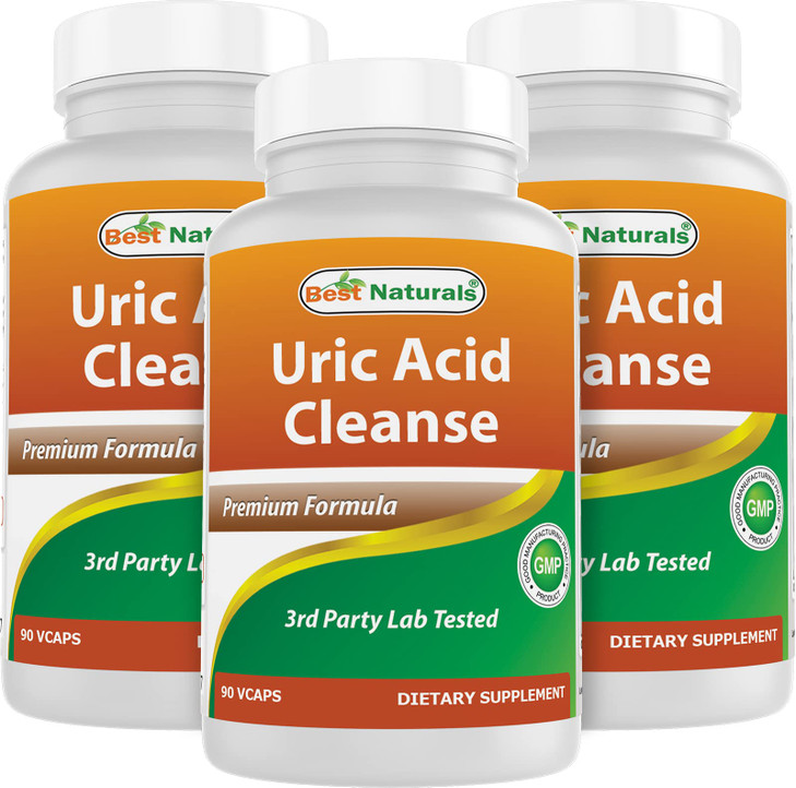 Best Naturals Uric Acid Cleanse Vitamins for Men and Women