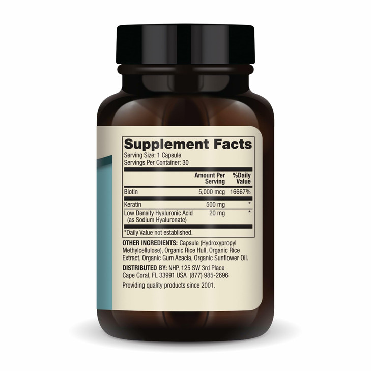 Dr. Mercola Hair, Skin and Nails - Provides Biotin, Keratin & Hyaluronic Acid